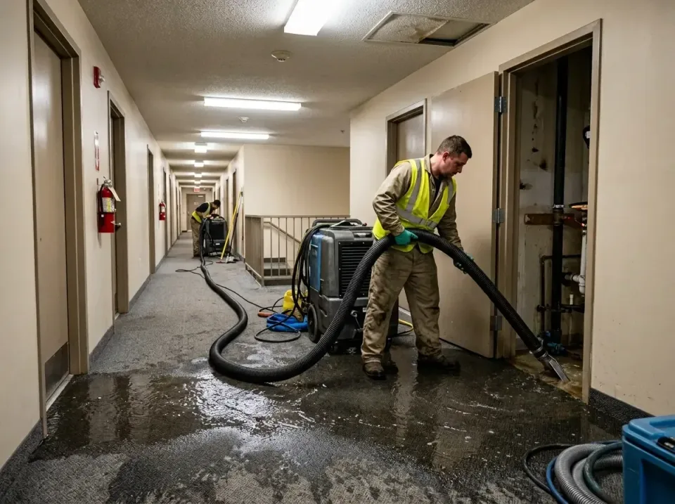 multi-unit-apartment-hallway-f-005 — frequently asked questions, Emergency Burst Pipe Water Extraction & Removal in Lake Wil…